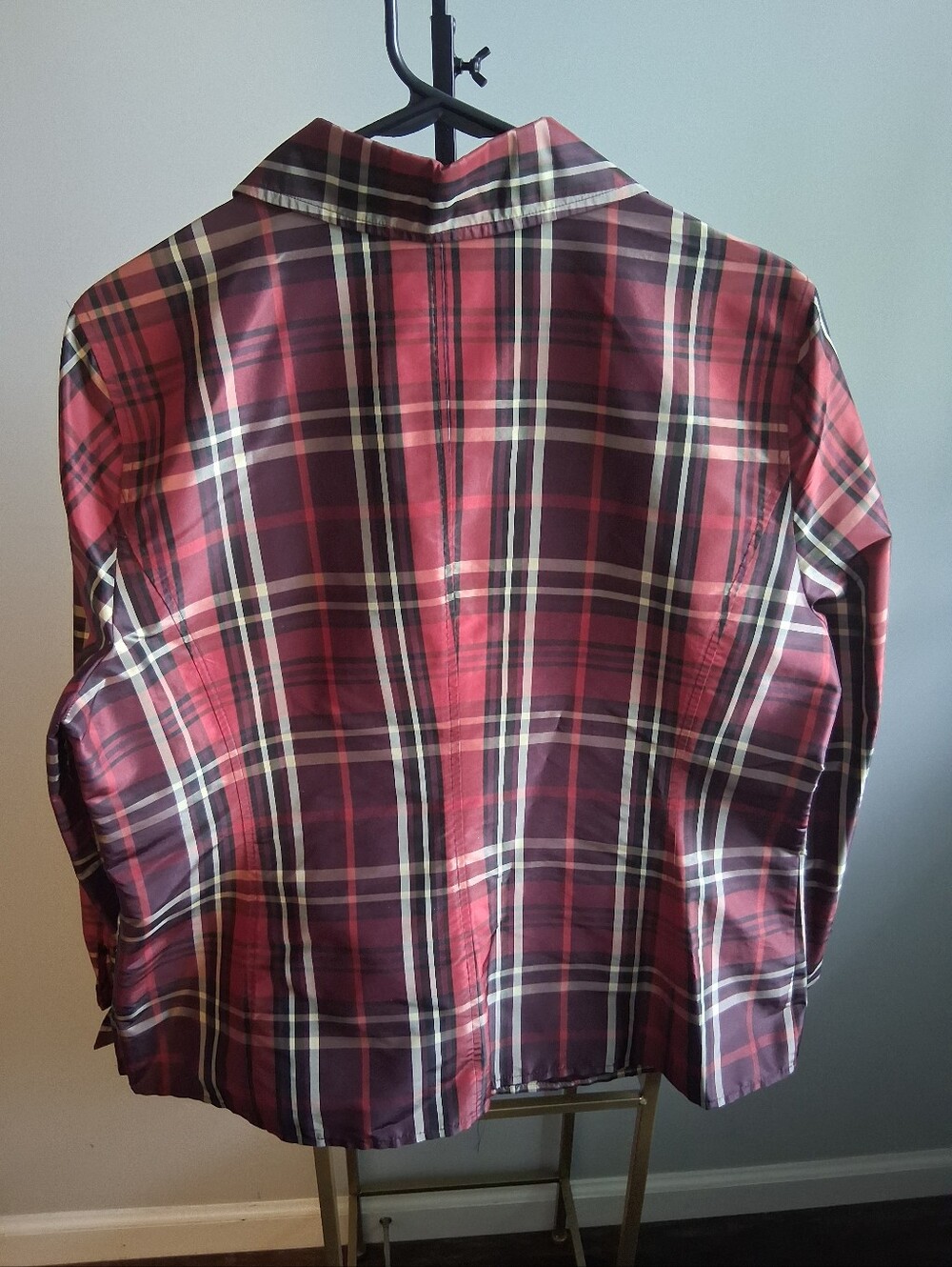 Talbots Crossover Taffeta Blouse Sz 16 - Picture 6 of 8